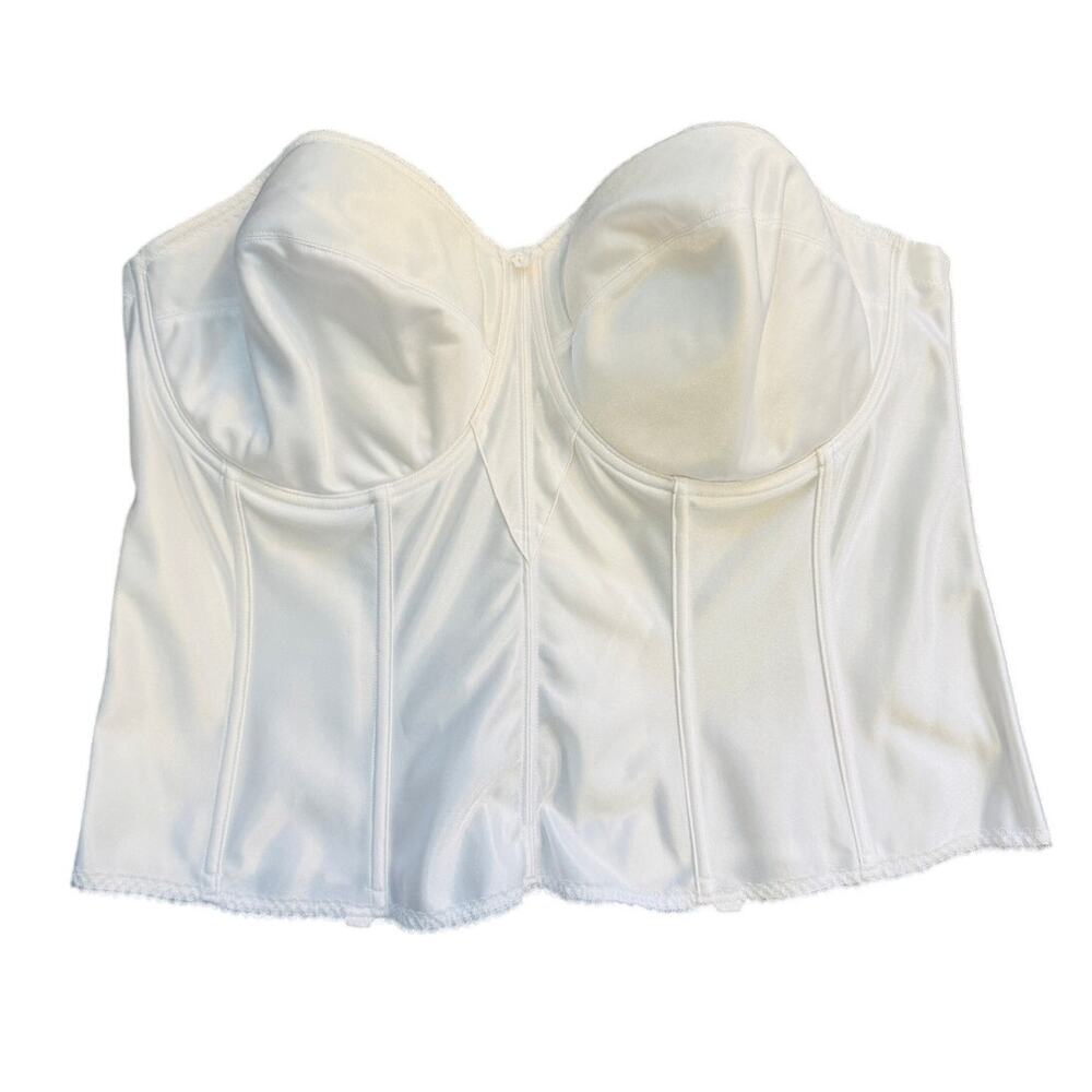 Dominique Intimate Apparel White Strapless Corset Wedding Formal Size 46 DD/E